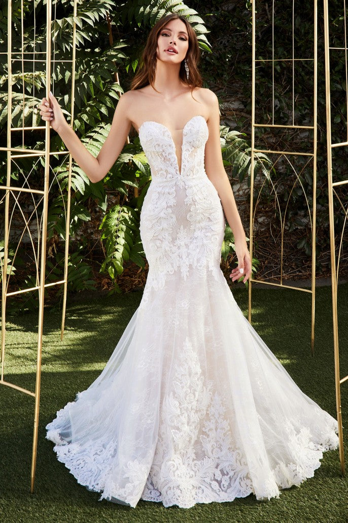 The Madeline Strapless Wedding Gown