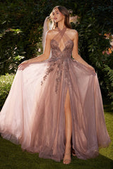 The Evalyn A-line Layered Tulle Gown