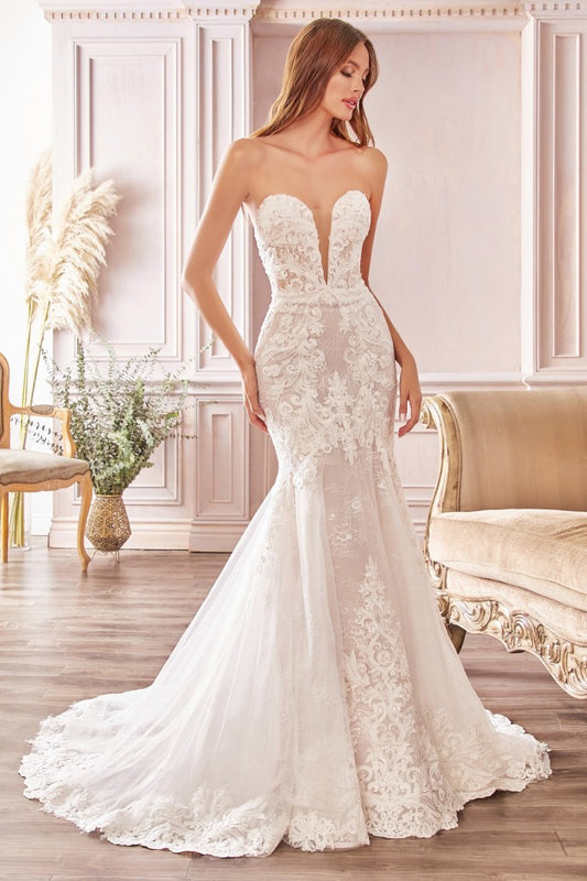 The Madeline Strapless Wedding Gown